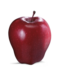 Manzana fresca de la variedad Red Delicious