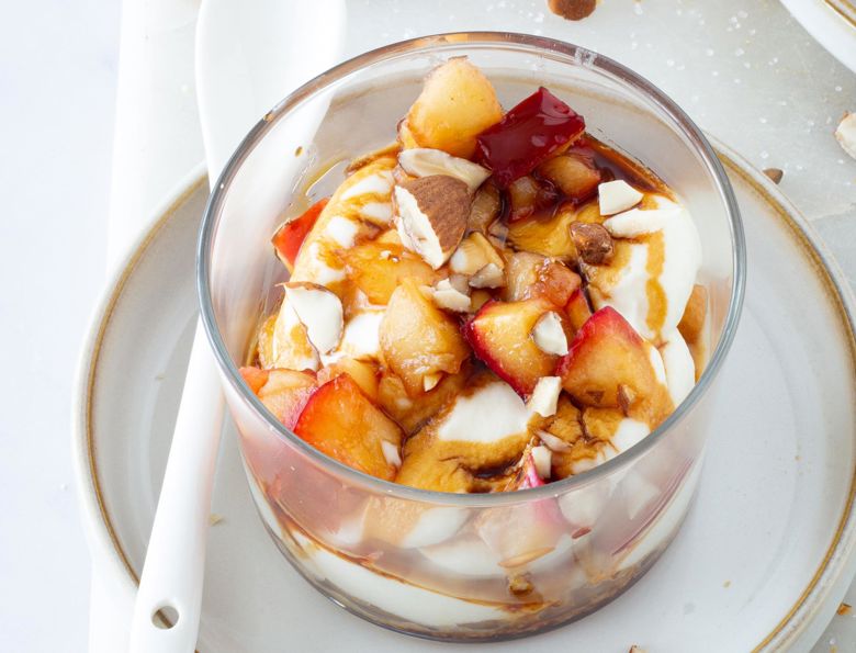 Cheesecake mela caramello salato ©Luisa Ambrosini